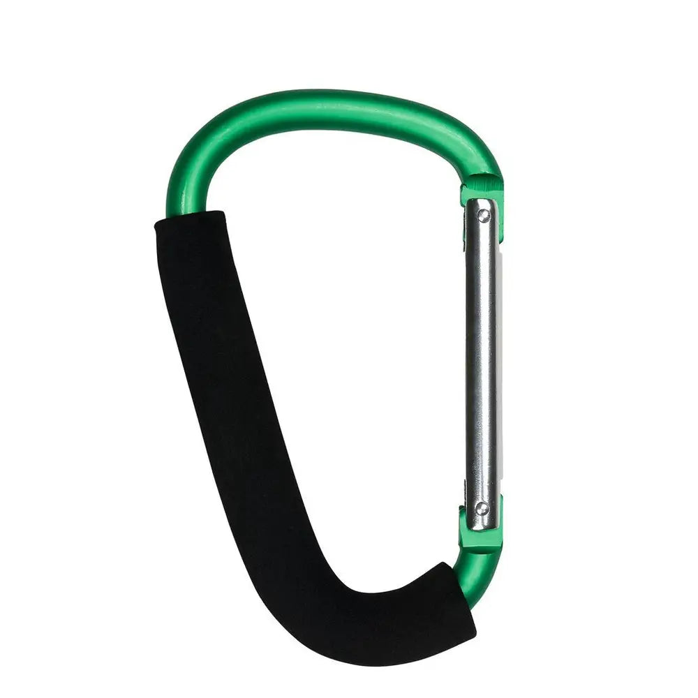 XXL-Karabiner Expedition Natur von Moses aus grauem Metall mit Sicherheitsverschluss
