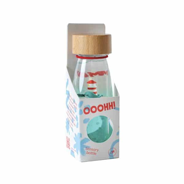 Petit Boum - Sensorikspielzeug Move Bottle - Whale Calm