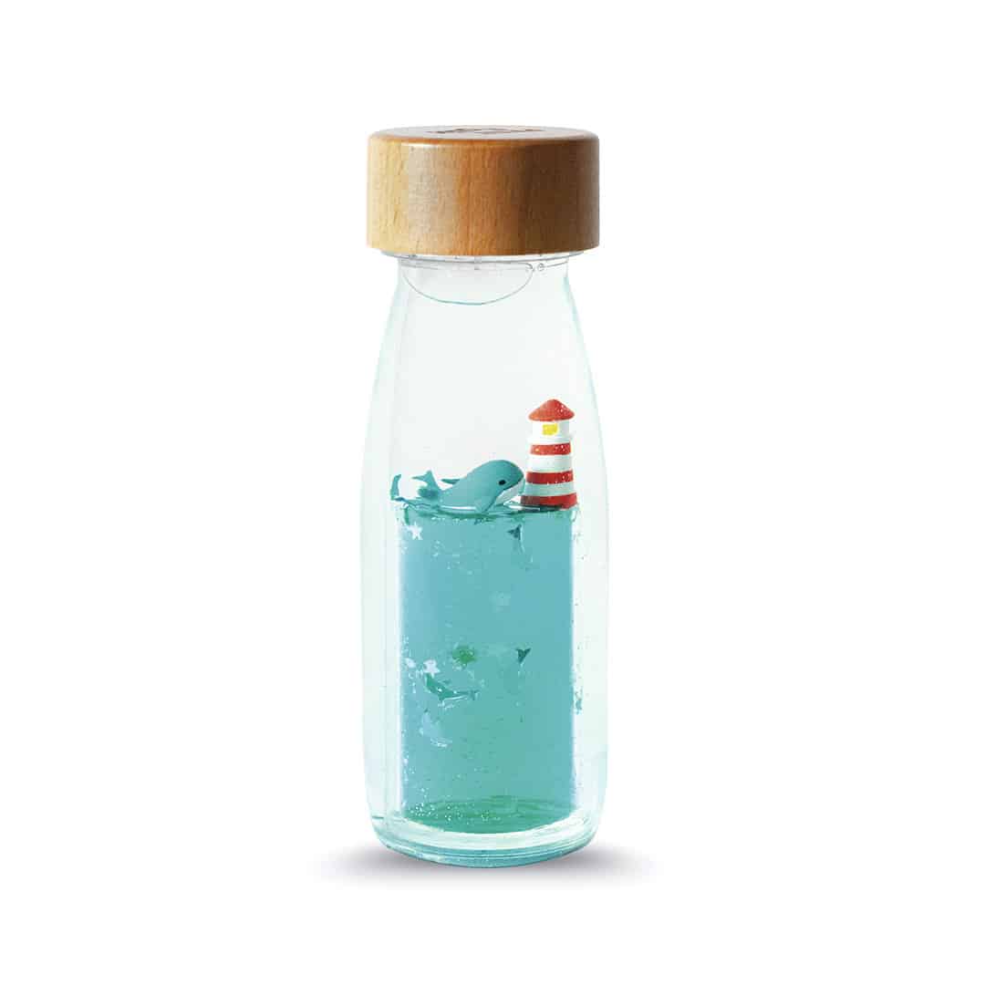Petit Boum - Sensorikspielzeug Move Bottle - Whale Calm
