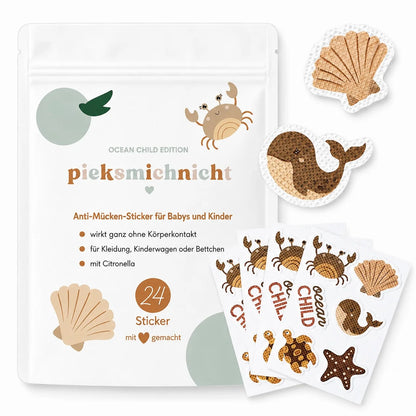 pieksmichnicht - Anti-Mücken-Sticker Ocean Child Edition