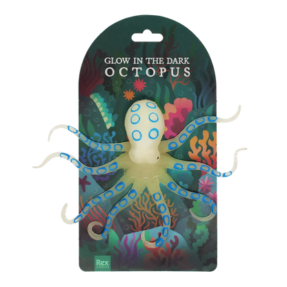 Leuchtender Kunststoff-Oktopus mit acht Tentakeln und freundlichem Gesicht von Rex London