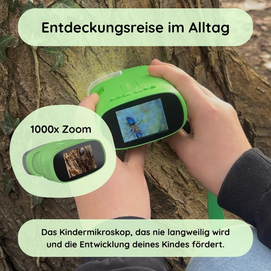 Rabano - Elektronisches Entdecker Mikroskop für Kinder - blau