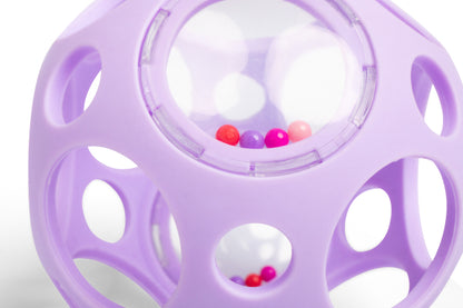 Little L - Rattling Sensory Ball - Rasselball - lila