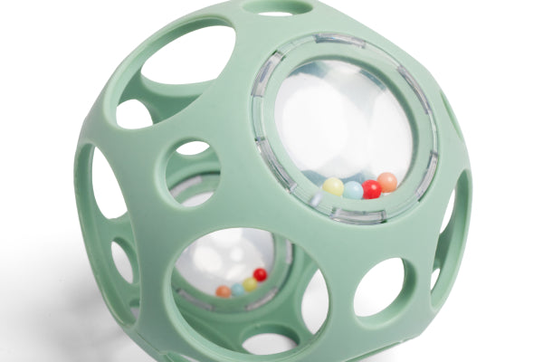 Little L - Rattling Sensory Ball - Rasselball - grün