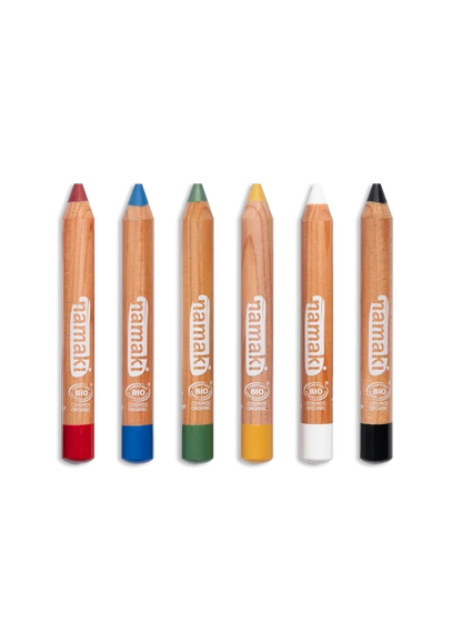 Namaki - Kinder Schminkstifte Regenbogen 6 Farben