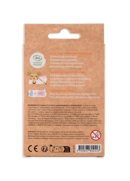 Namaki - Kinder Schminkstifte Wilde Tiere 6 Farben