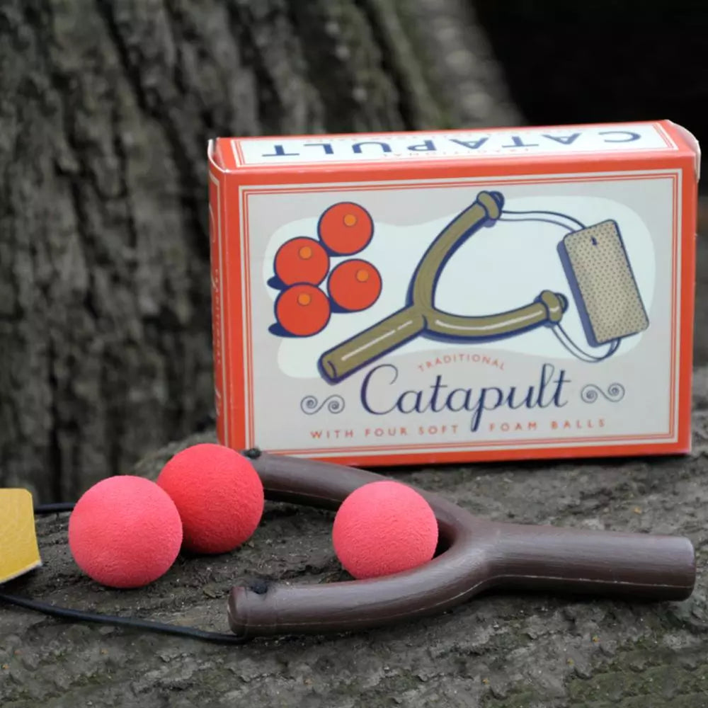 Holzschleuder mit Y-förmigem Griff und elastischem Gummiband von REX London