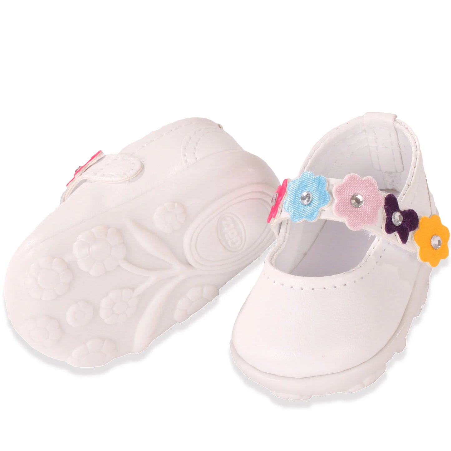 Götz - Sommerschuhe Blumen - Puppenkleidung Gr. M, XL