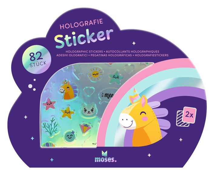 Moses - Holografie Sticker - 82 Stück