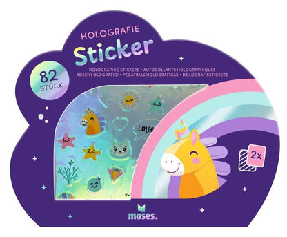 Moses - Holografie Sticker - 82 Stück