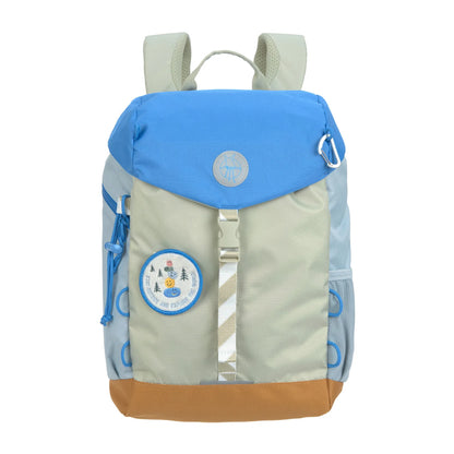 Wanderrucksack Sunny Explorer von Lässig mit Grün-Blau-Design und ergonomischen Trägern