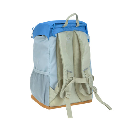 Wanderrucksack Sunny Explorer von Lässig mit Grün-Blau-Design und ergonomischen Trägern