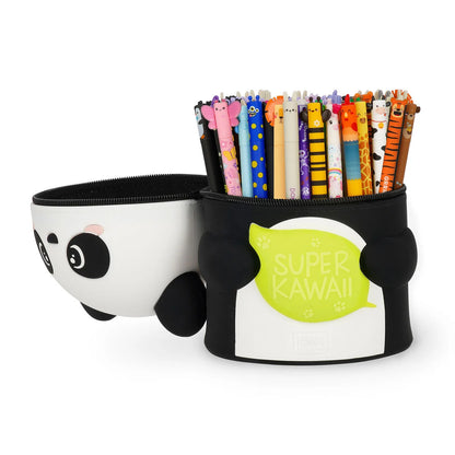 Tischstiftehalter Super Kawaii Panda von Legami mit süßem Pandagesicht