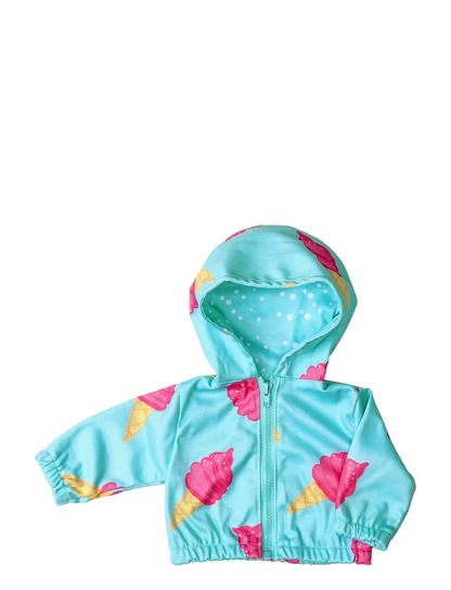 Lillan & Friends - Sweatjacke - Eis (Gr.41-46cm)