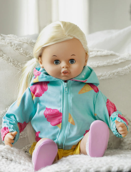 Lillan & Friends - Sweatjacke - Eis (Gr.41-46cm)