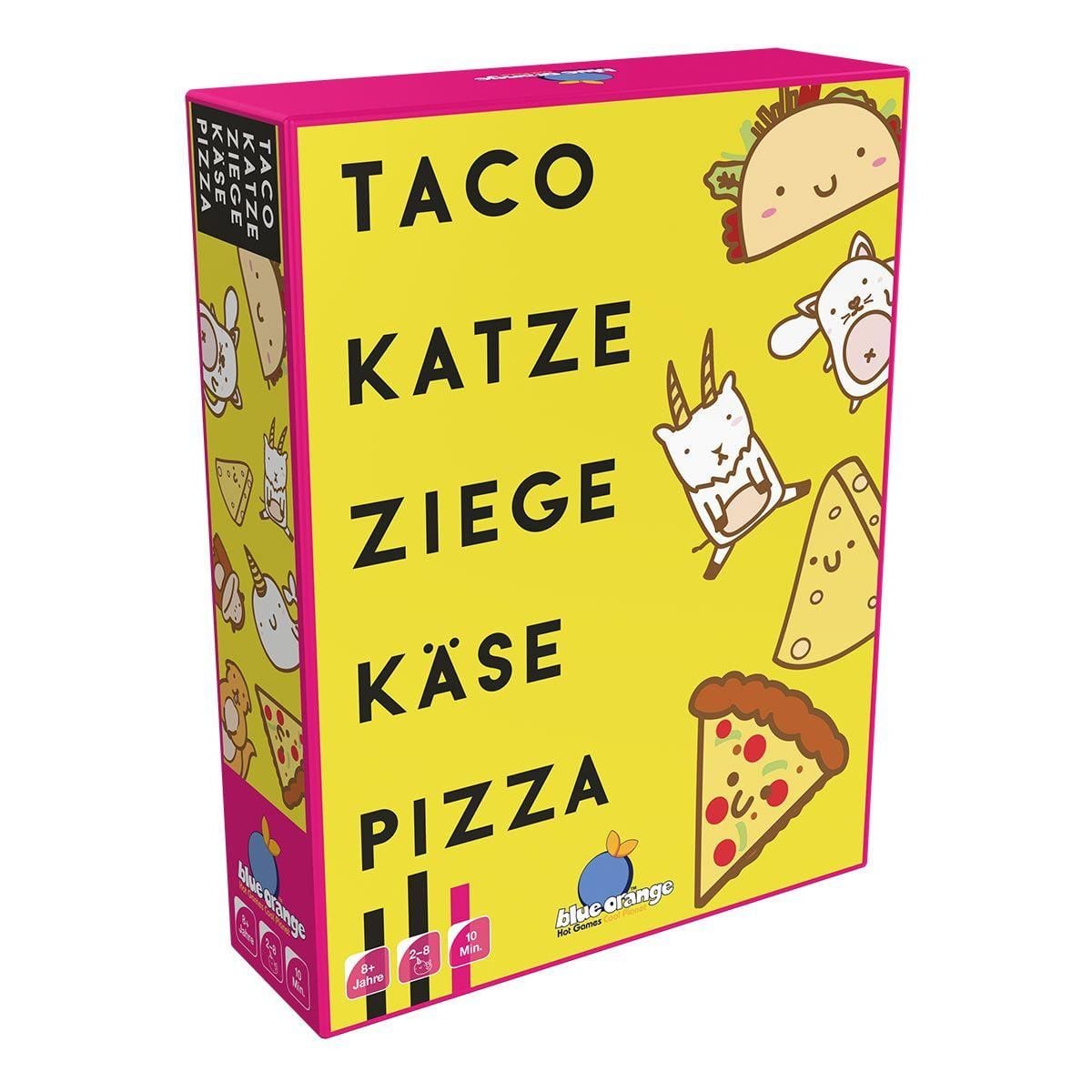 Kartenspiel Taco Katze Ziege Käse Pizza von Blue Orange mit bunten Spielkarten