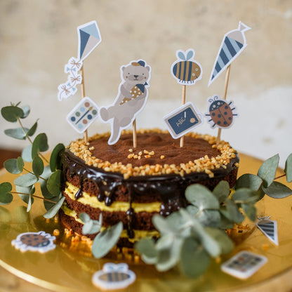 Ava & Yves - Cake Topper Nature Kids – Schulkind