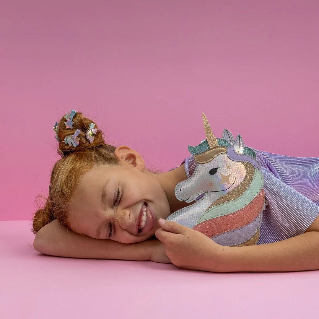 Bunte Handtasche My Little Unicorn mit Einhorn-Design von Mimi & Lula