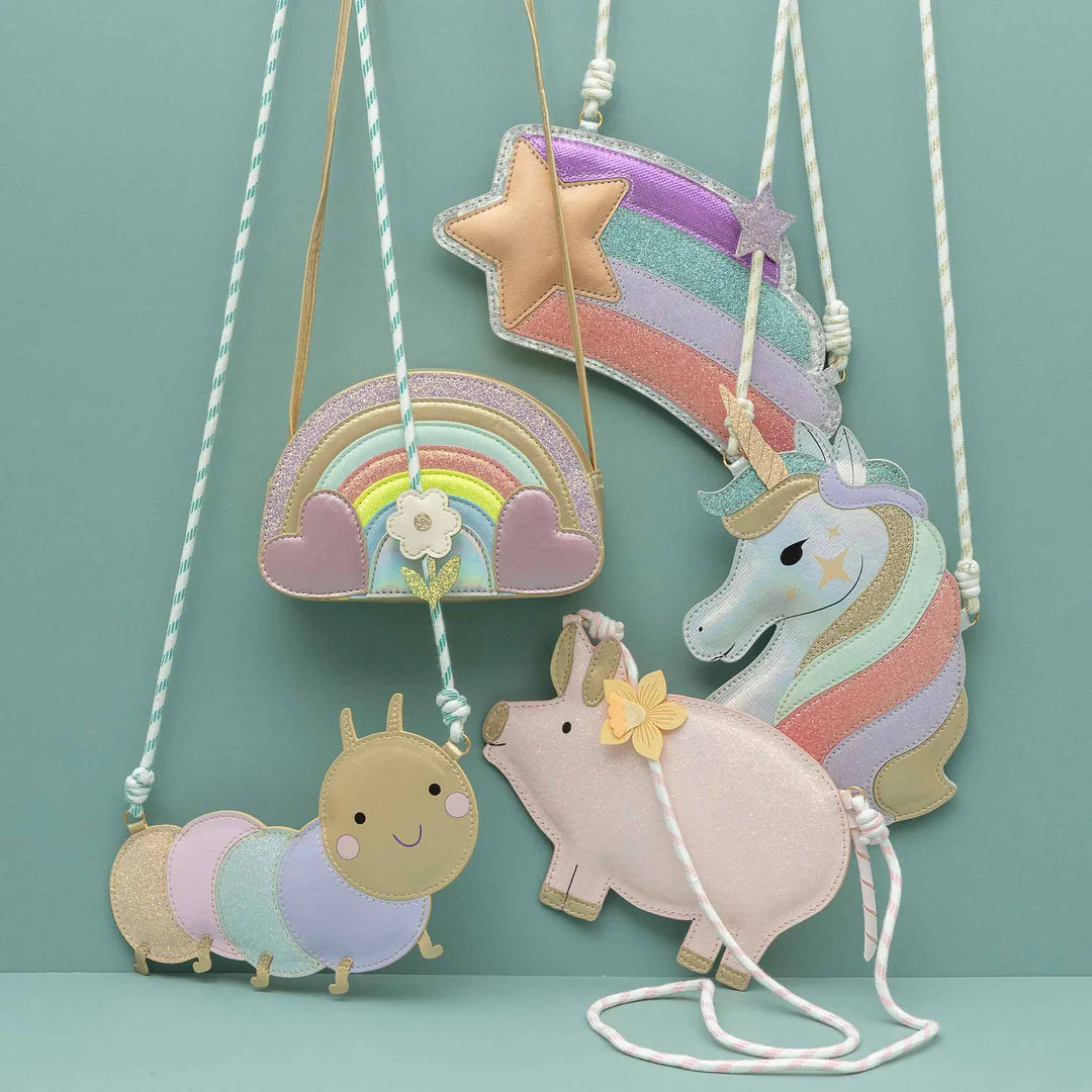 Bunte Handtasche My Little Unicorn mit Einhorn-Design von Mimi & Lula