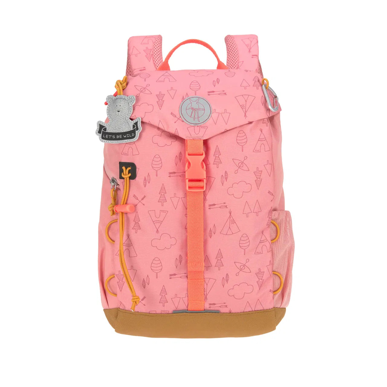 Lässig Wanderrucksack Adventure 9L für Kinder in Rosa mit Schultergurten