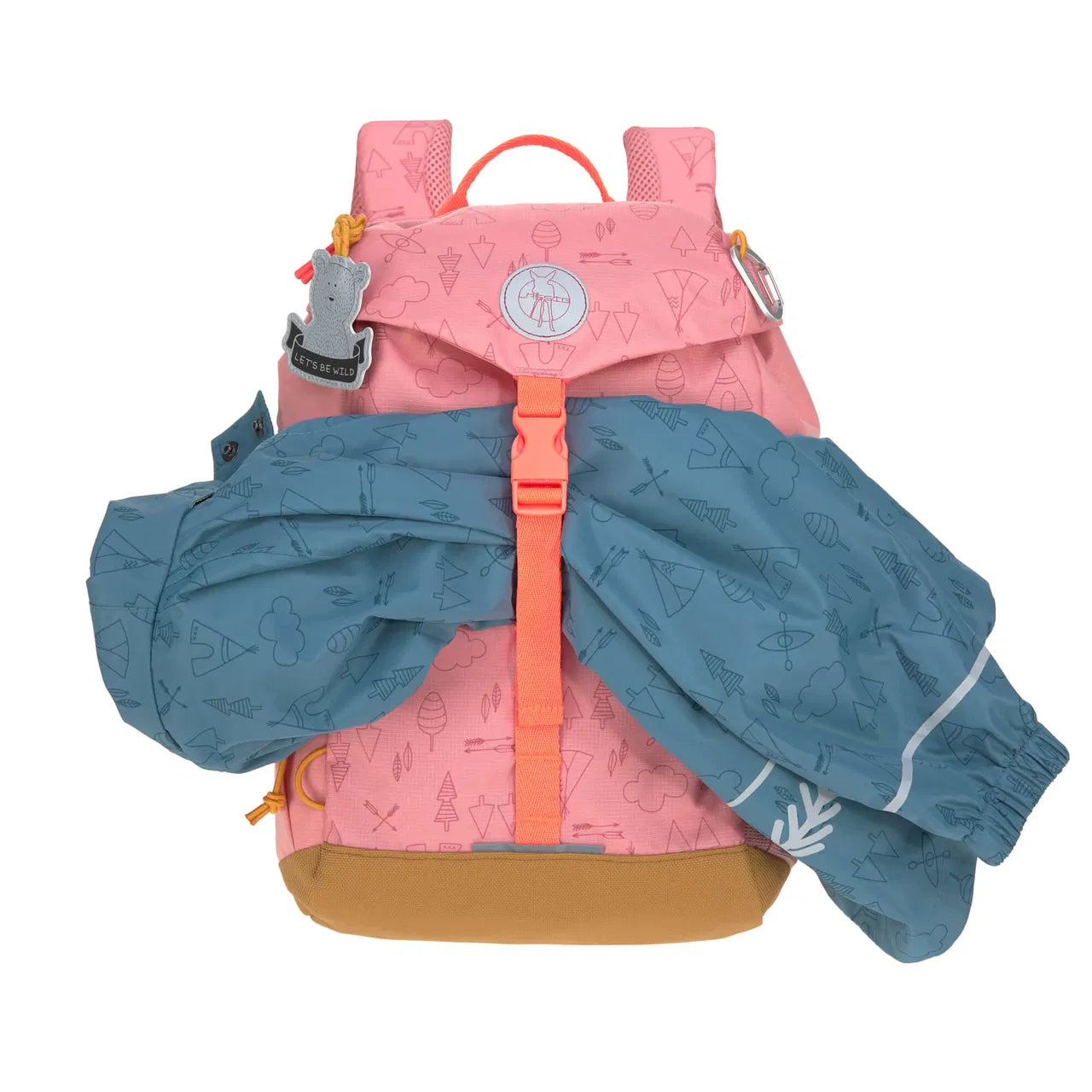 Lässig Wanderrucksack Adventure 9L für Kinder in Rosa mit Schultergurten