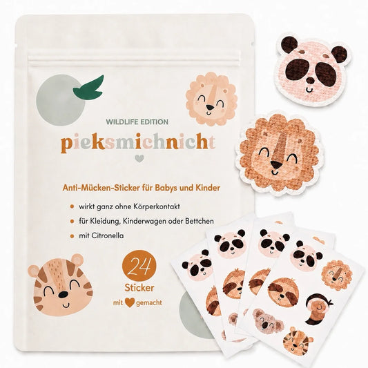 pieksmichnicht - Anti-Mücken-Sticker Wildlife Edition