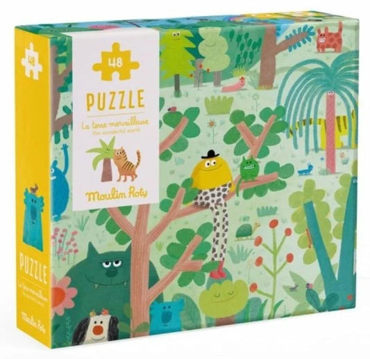 Moulin Roty - Puzzle Das wunderbare Land (48 Teile)