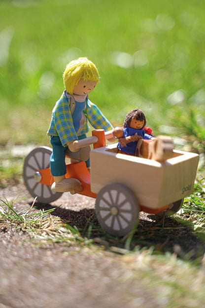 Goki - Lastenfarhrrad mit 2 Biegepuppen und Hund Bild 8