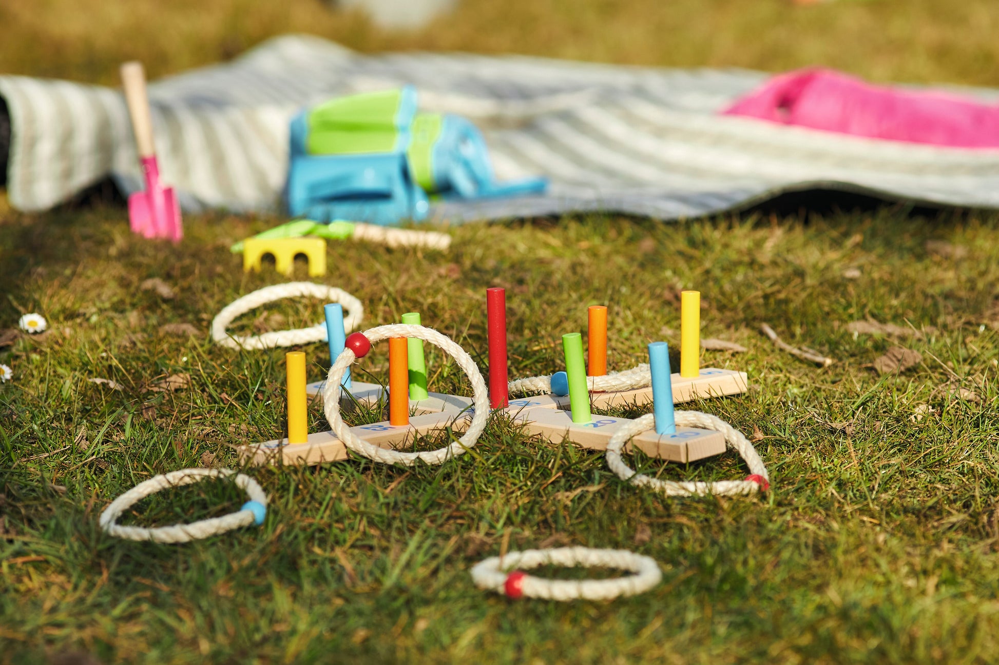 Goki - Ringwurfspiel mit 6 Sisalringen Bild 4