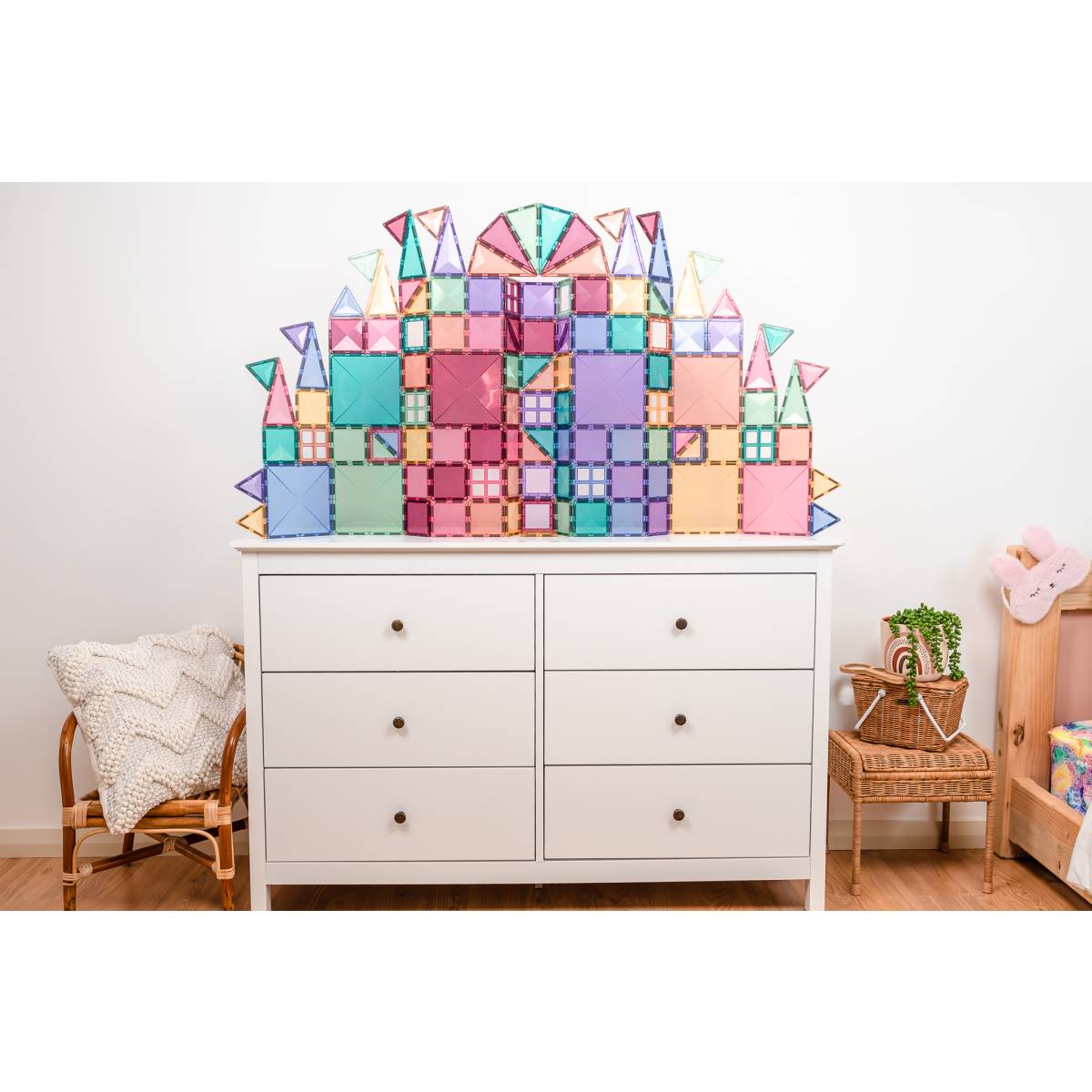 Connetix - Magnetbausteine Pastel Creative Pack 120-tlg.